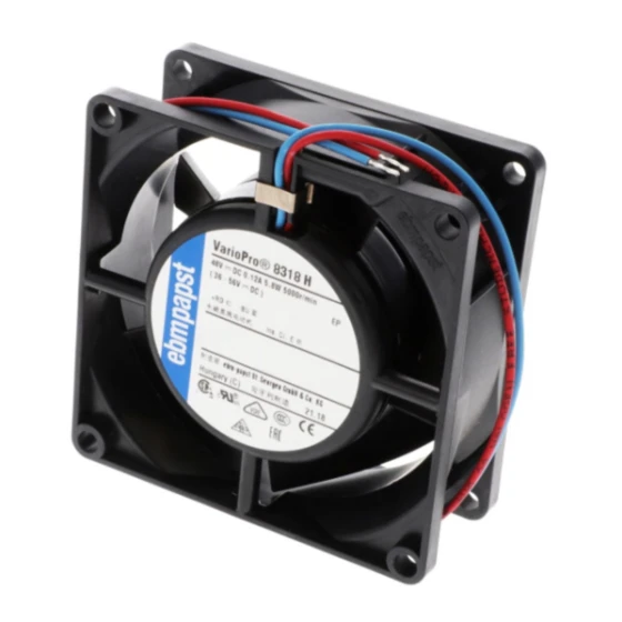 Ventilateur ebm-papst 8318H