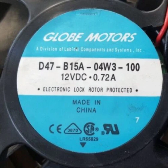 Moteurs Globe D47-B15A-04W3-100 Ventilateur