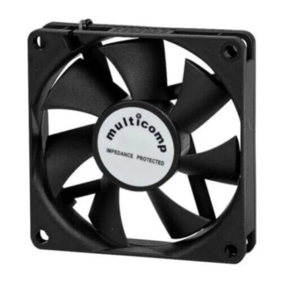 MULTICOMP MC33868 Ventilateur
