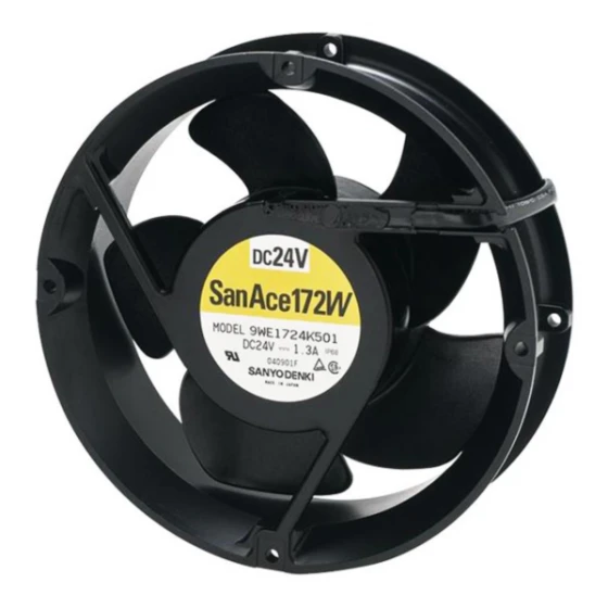 Ventilateur Sanyo Denki 9WE1724K502