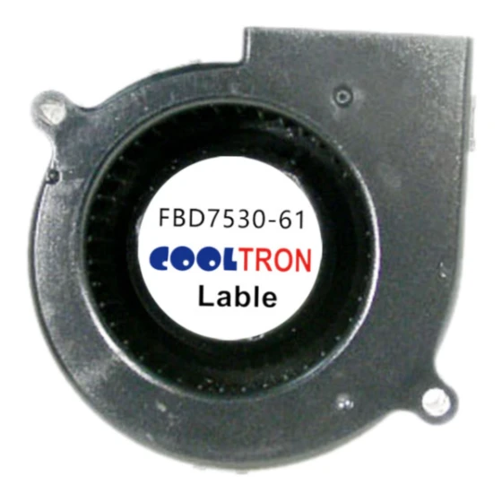 Ventilateur Cooltron Industrial Supply FBD7530B12W3-61