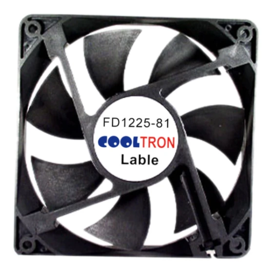 Ventilateur Cooltron Industrial Supply FD1225B12W7-81-2R