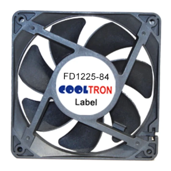 Cooltron Industrial Supply Ventilateur FD1225B24W3-84-2RC1