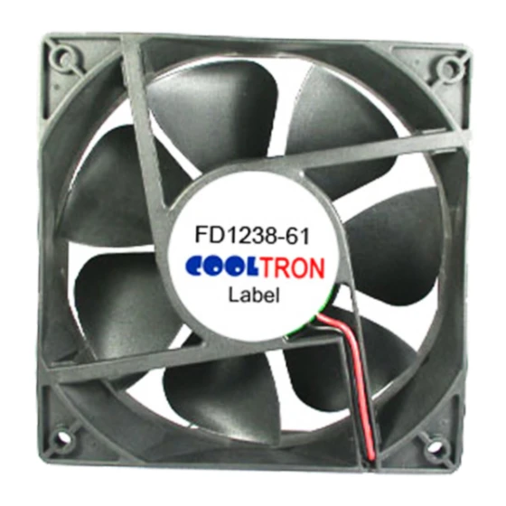 Cooltron Industrial Supply Ventilateur FD1238B24W3-61-3RY