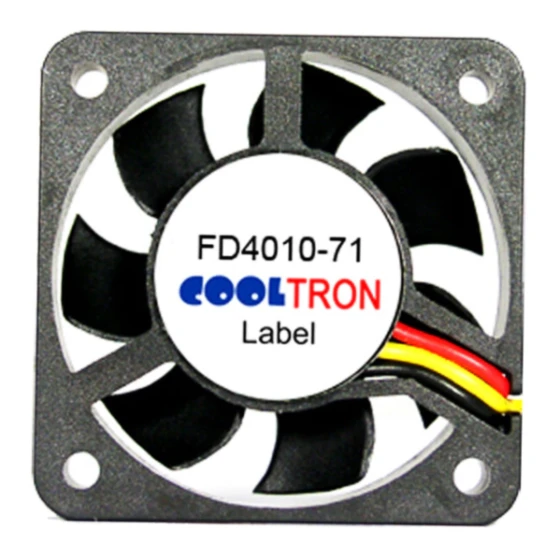 Ventilateur Cooltron Industrial Supply FD4010B24W5-71-2NSC2