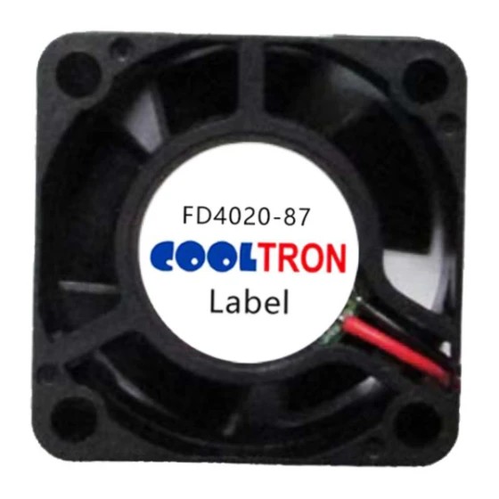 Ventilateur Cooltron Industrial Supply FD4020B12W7-87-2R