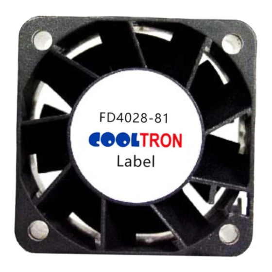 Cooltron Industrial Supply Ventilateur FD4028B12W1-81-3R