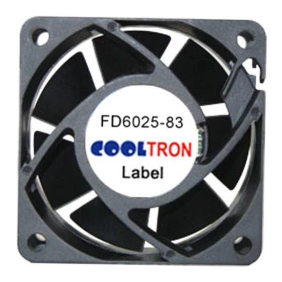 Cooltron Industrial Supply Ventilateur FD6025B12W7-83-2N
