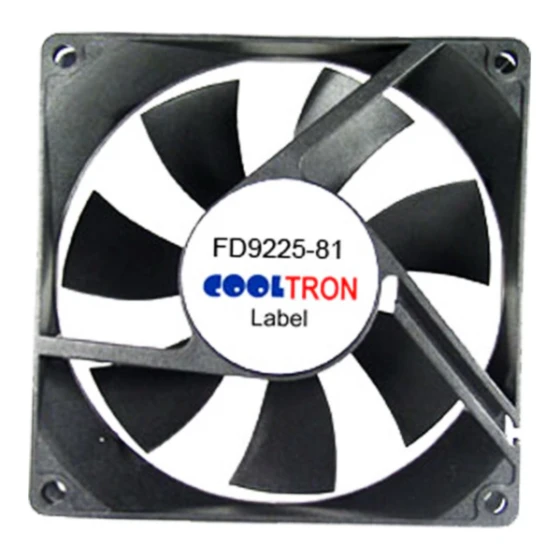 Cooltron Industrial Supply Ventilateur FD9225B24W7-81-2R
