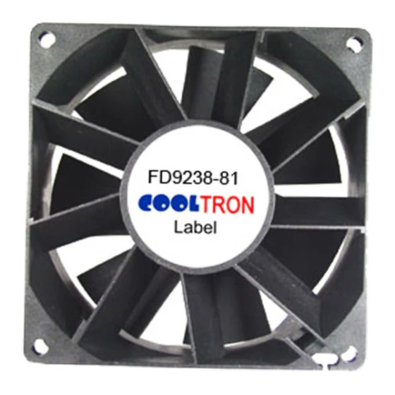 Cooltron Industrial Supply Ventilateur FD9238B12W5-81-2RX.C